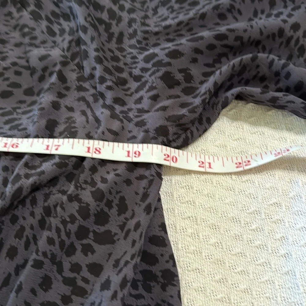 Rails Jasmine‎ Boho Long Sleeve Smock Waist Mini Dress  in Spotted Slate - Picture 12 of 14
